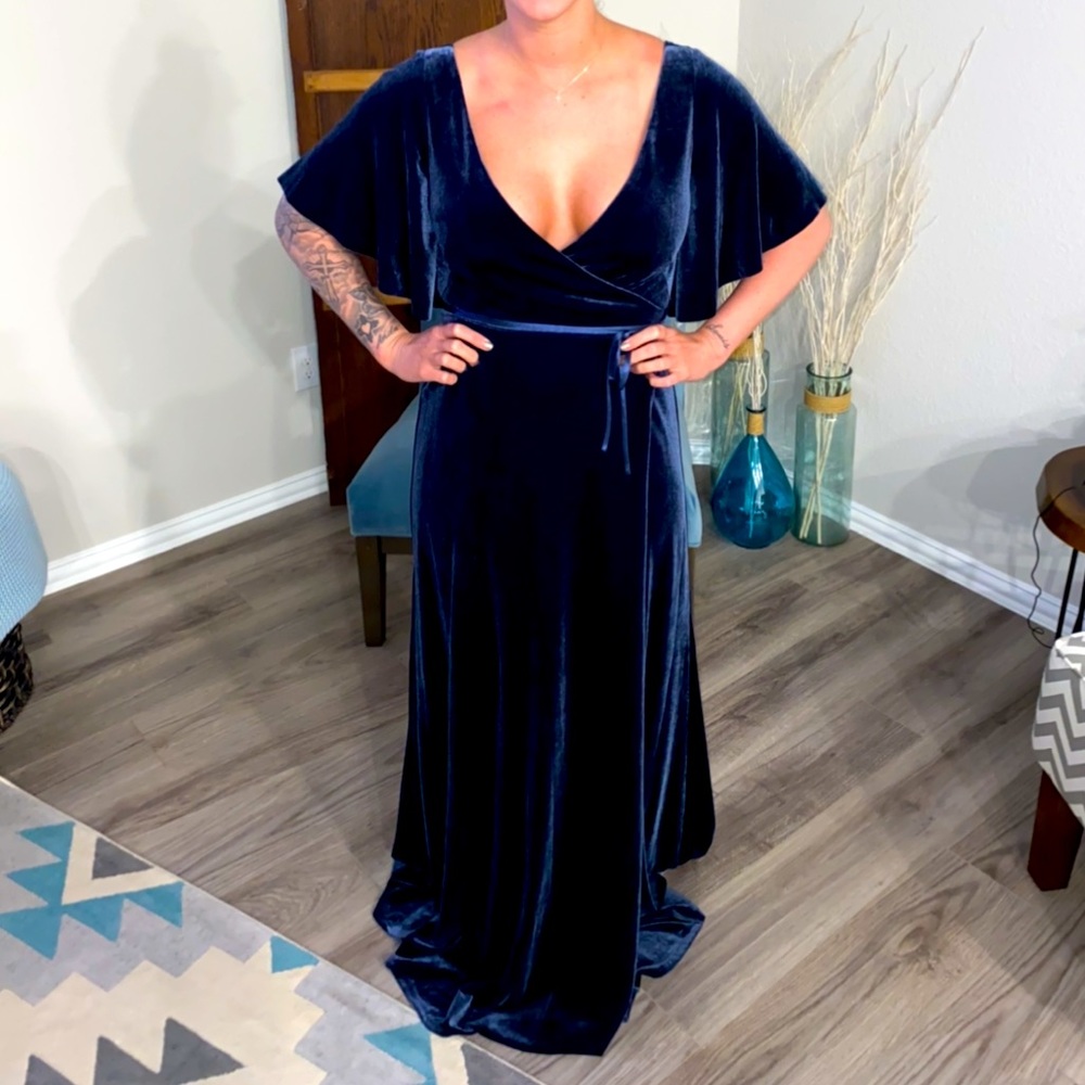 Jenny Yoo Collection Velvet Dress